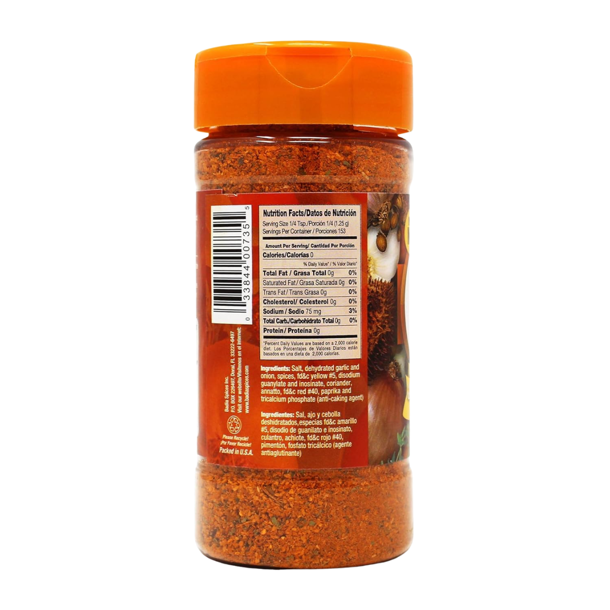 Badia Sazon Tropical Orange 191G H-exotique