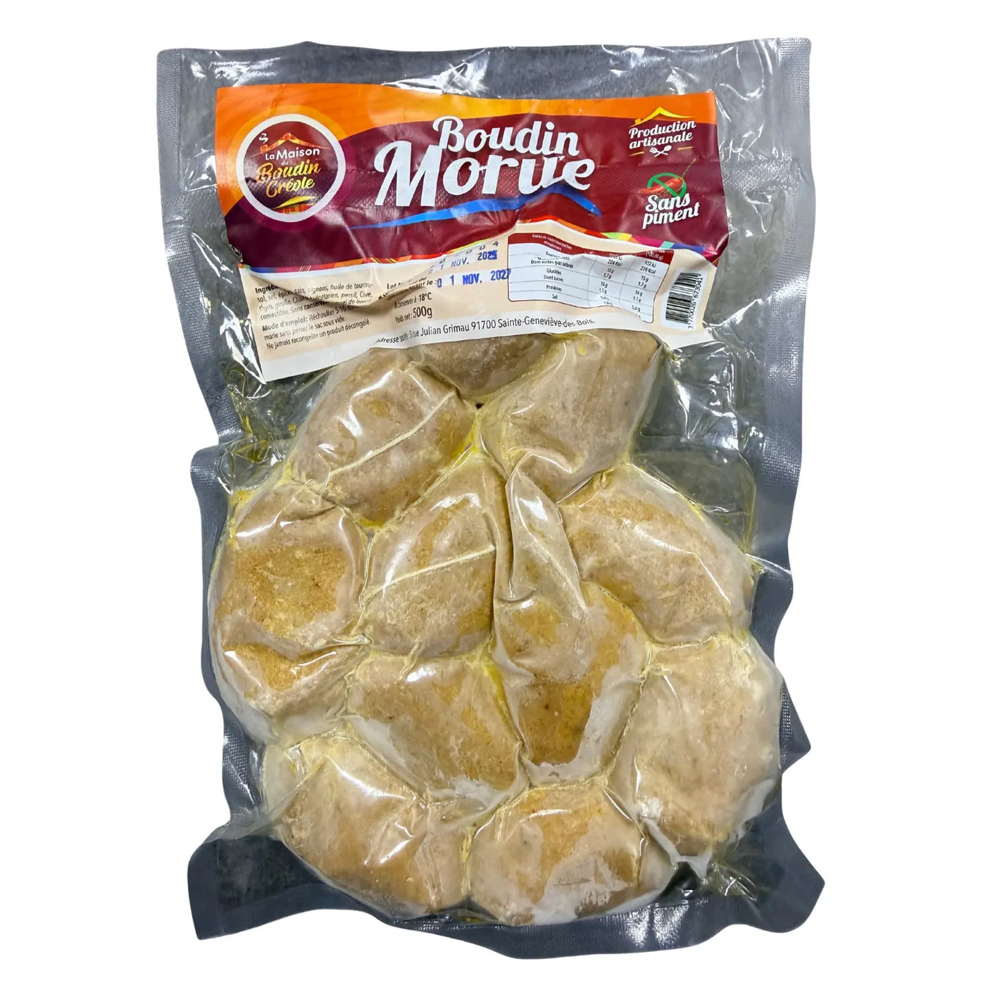 Boudin à la Morue 500G H EXOTIQUE