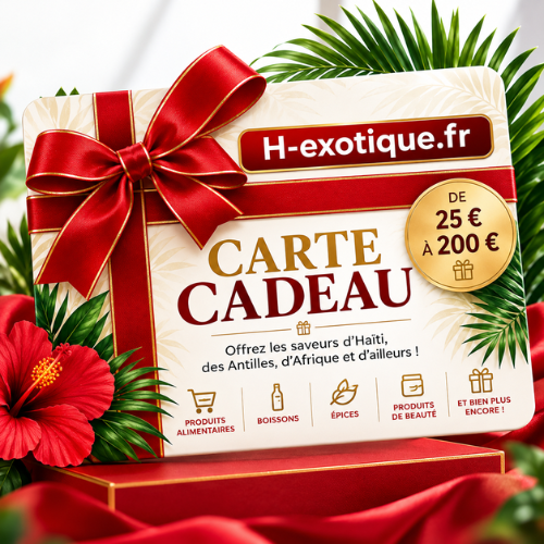 Carte Cadeau H Exotique H EXOTIQUE
