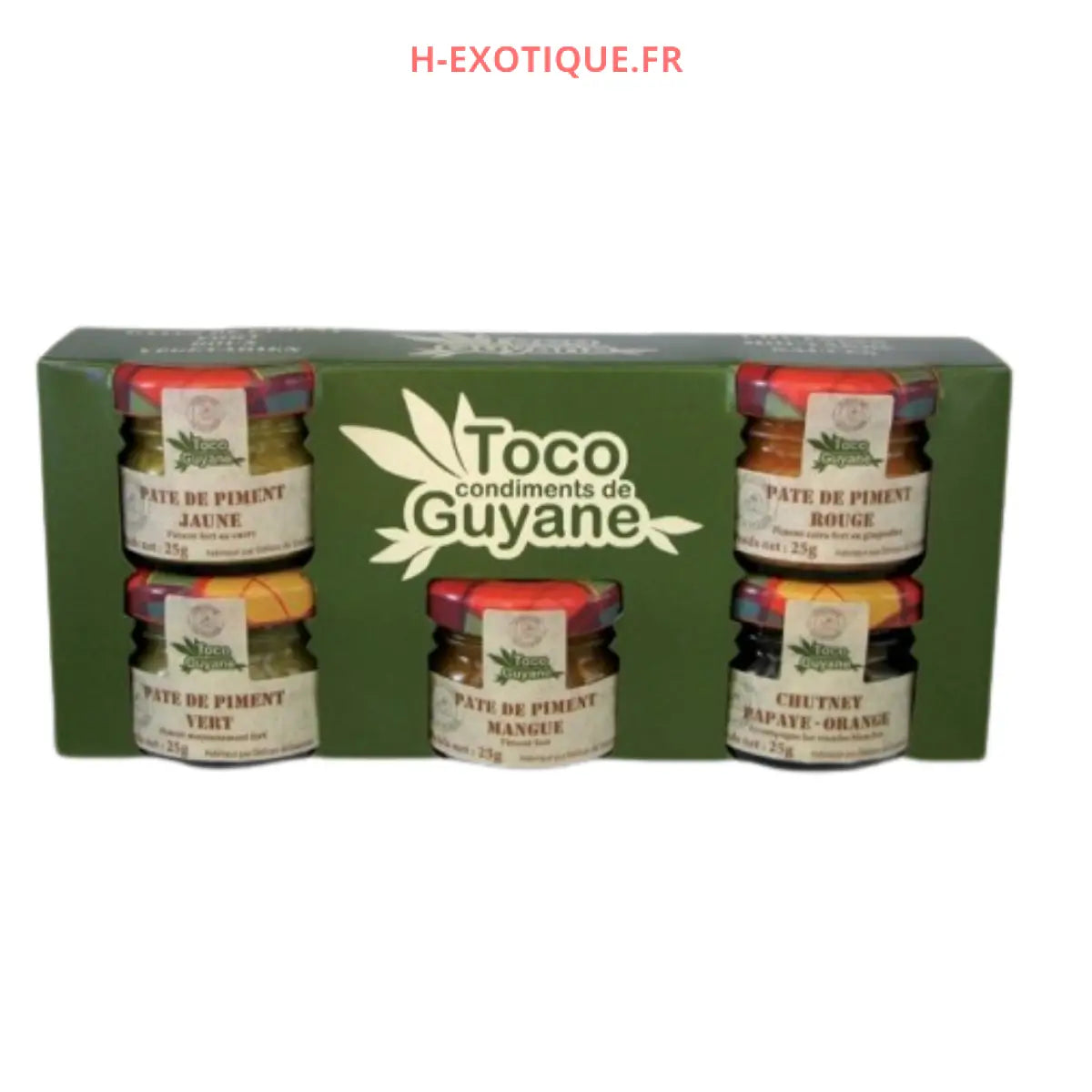 Coffret 5 Sauces TOCO 25g