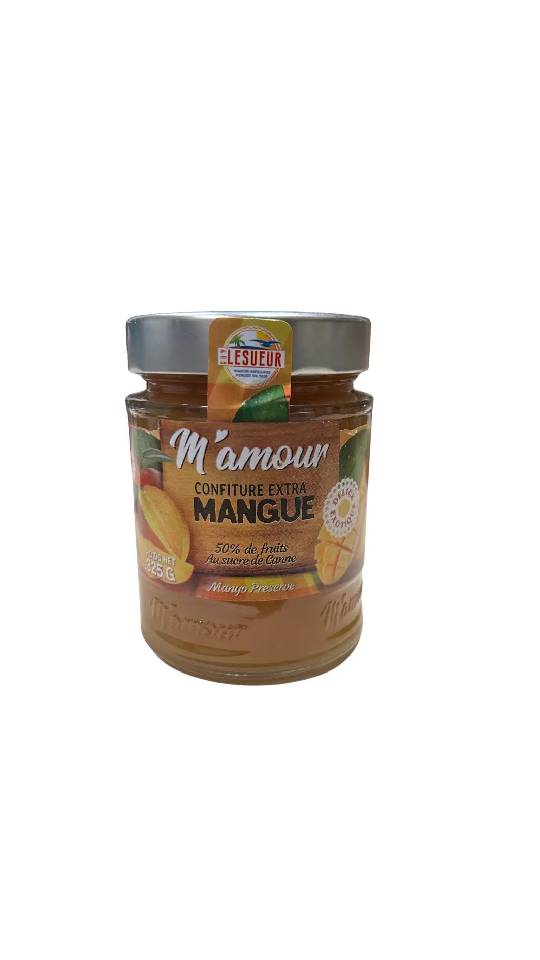 Confiture de Mangue M'amour 325g H-exotique