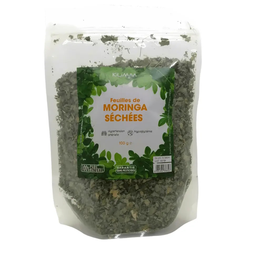 Feuilles de Moringa Séchées – 100g