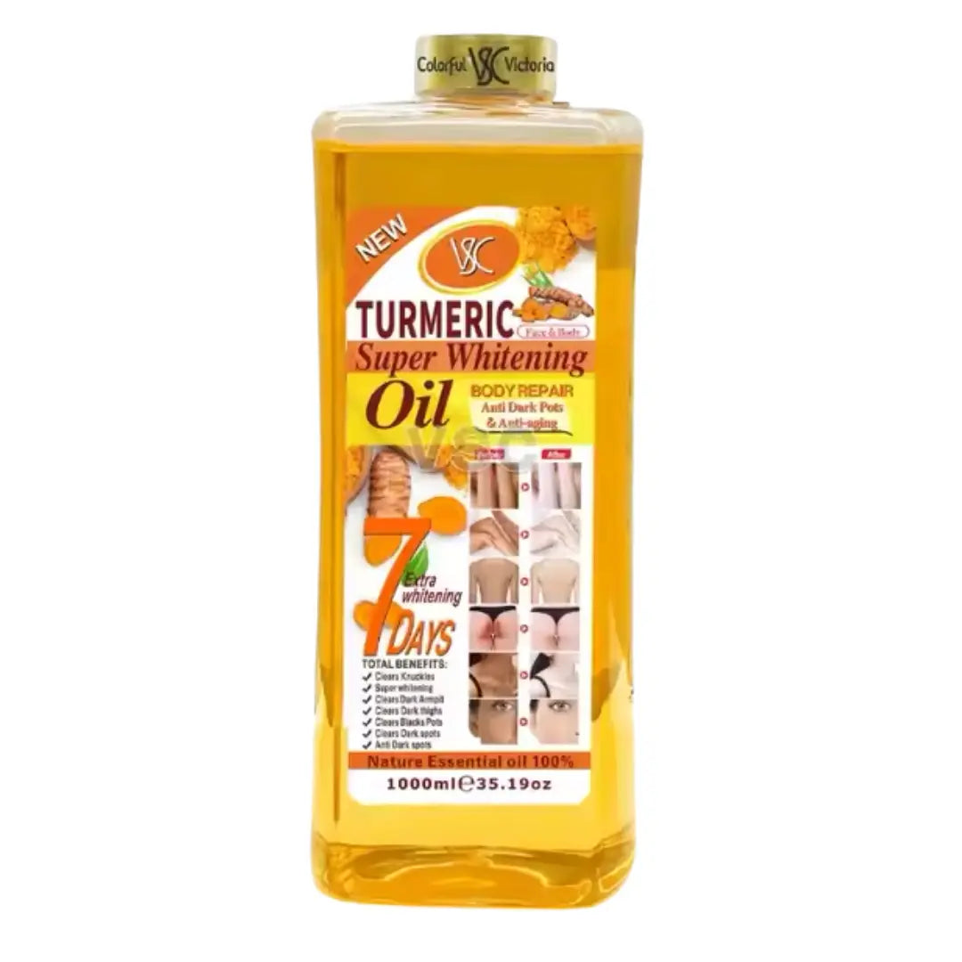 Huile Éclaircissante au Curcuma – Veet Gold 1000ml