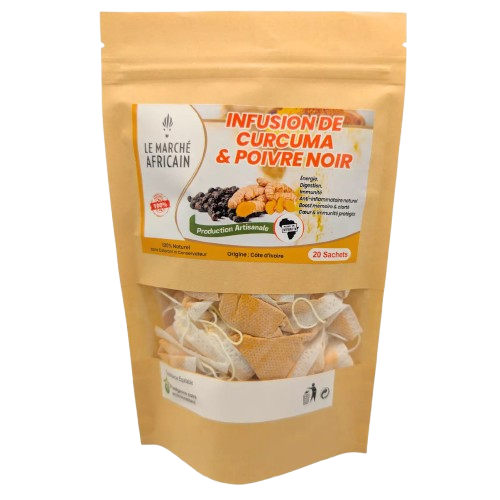 Infusion Curcuma et Poivre Noir H EXOTIQUE
