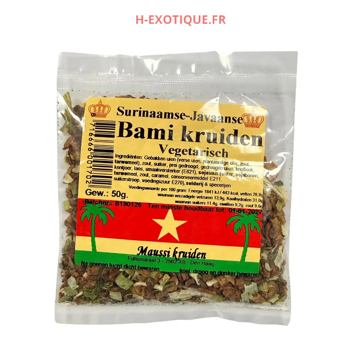 Mélange d’épices -Bami Kruiden Vegetarisch