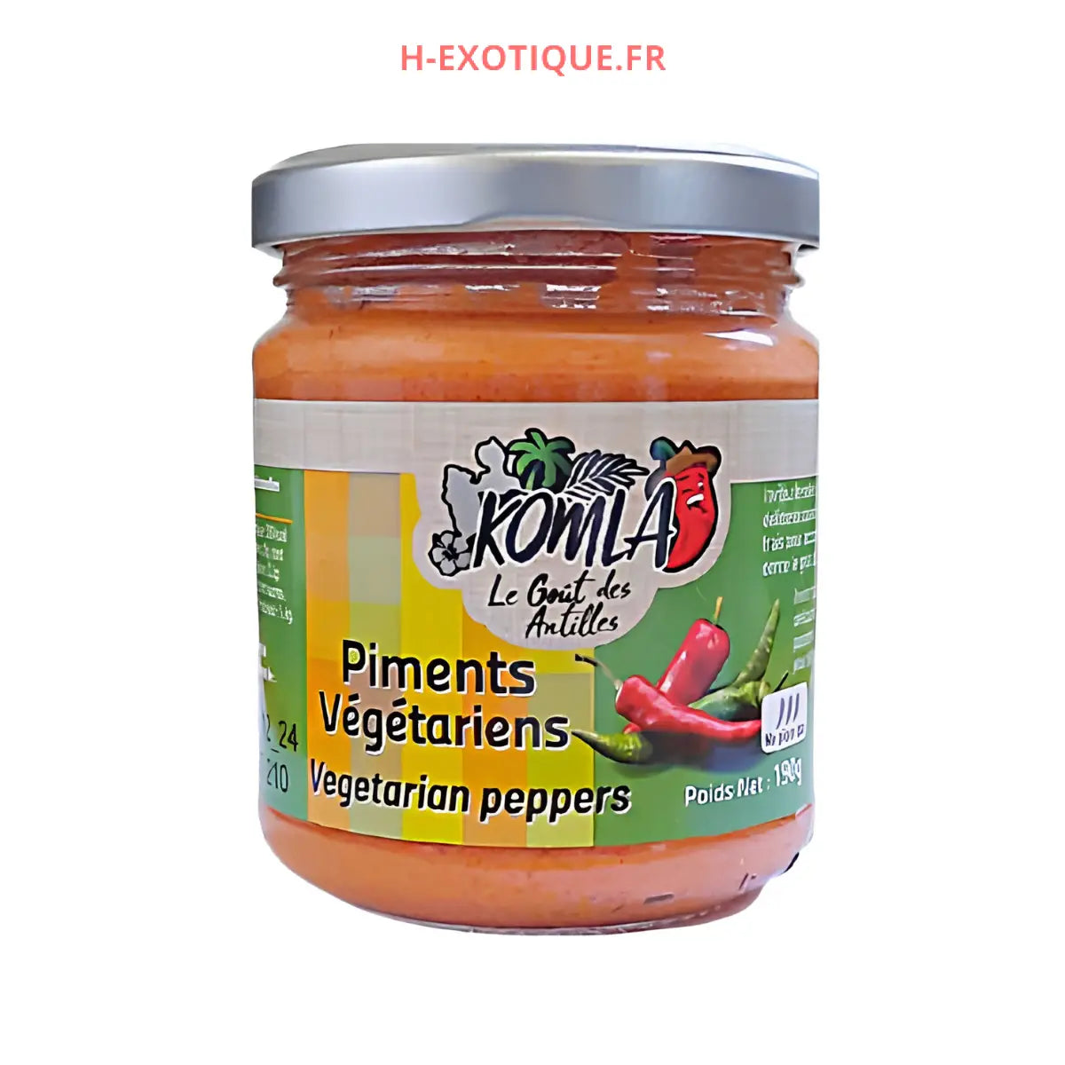 Purée de Piment végétarien Komla 190 g