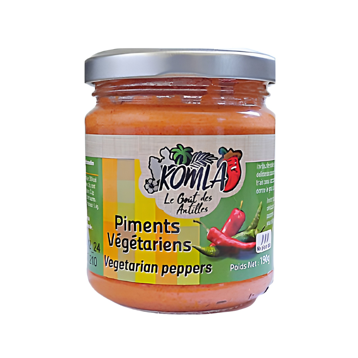 Purée de Piment végétarien Komla 190 g H-exotique