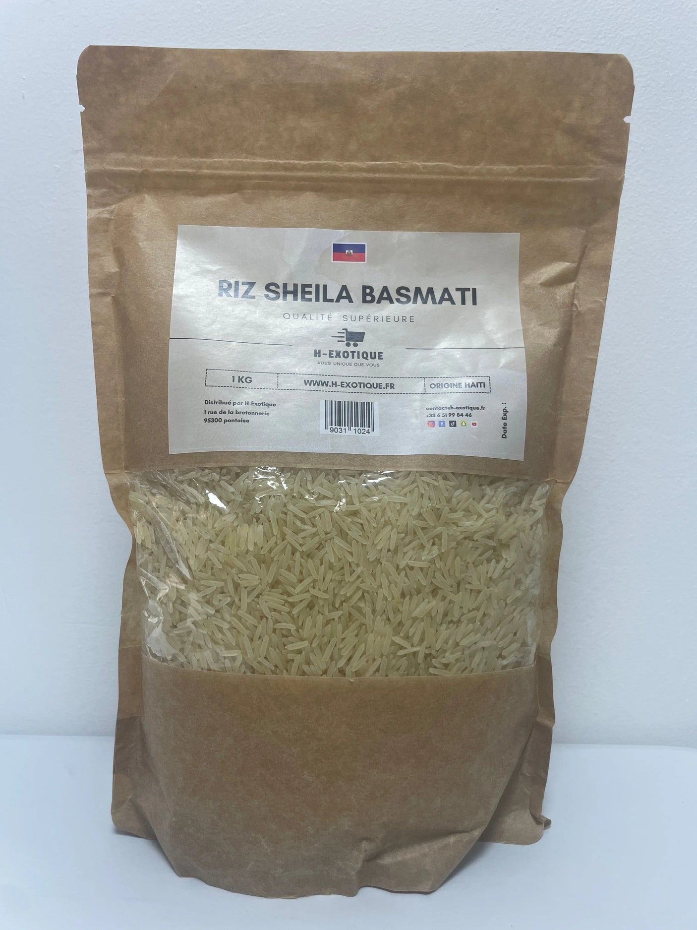 Riz Shela Basmati - 1KG H-exotique