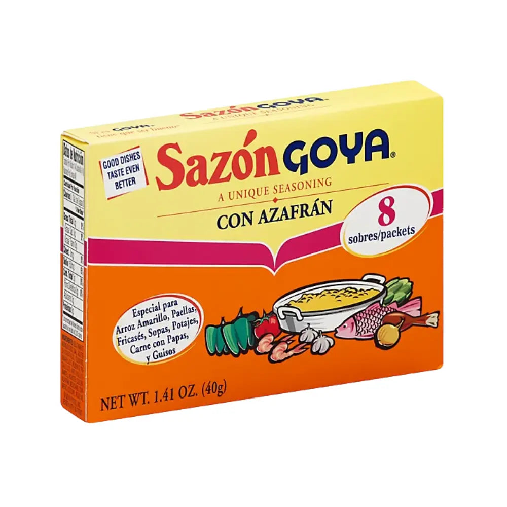 Sazón Goya Con Azafrán – X8