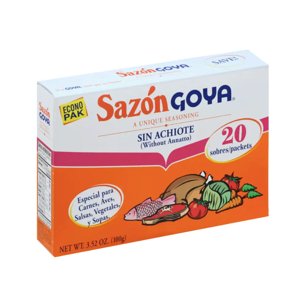 Sazón Goya Sin Achiote – X20