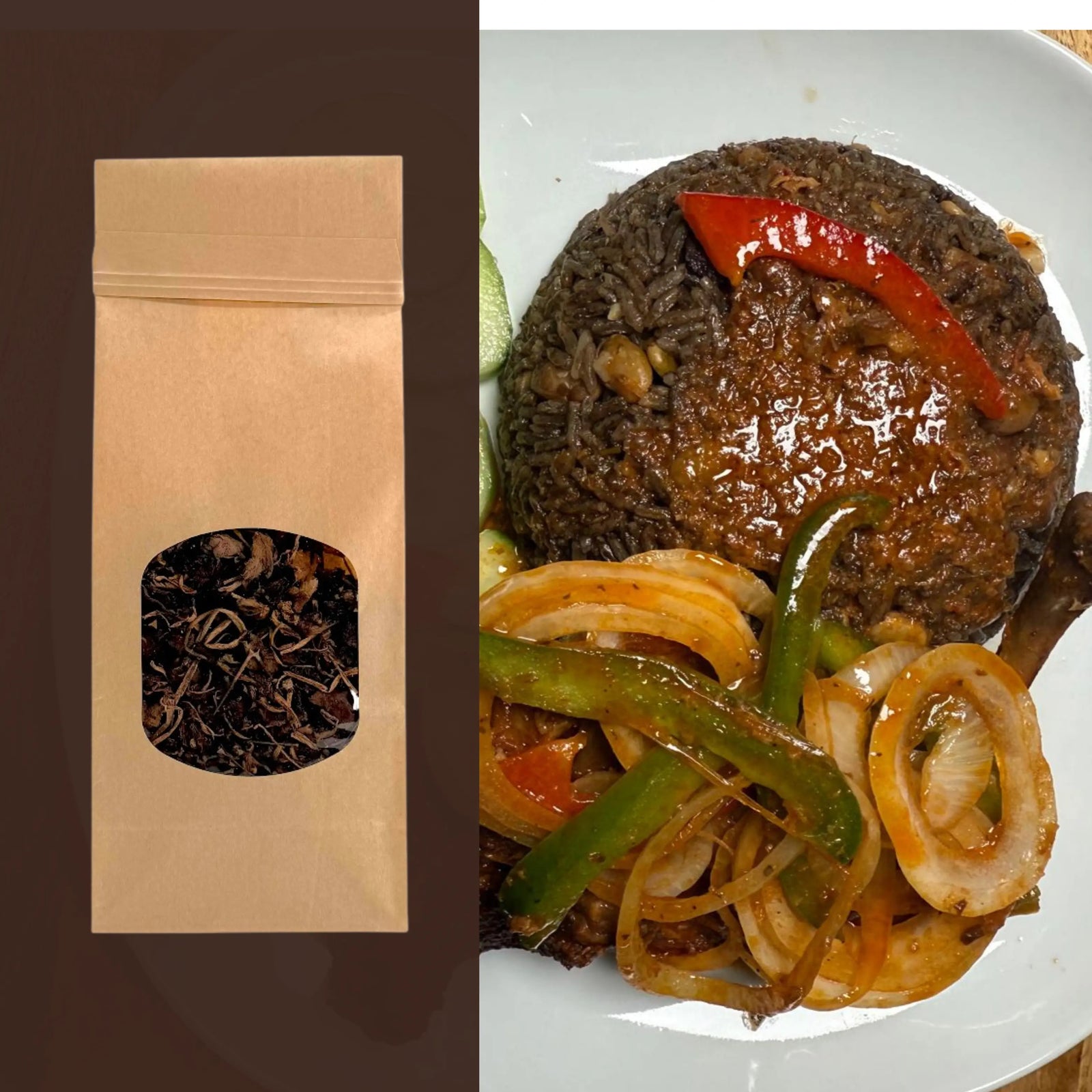 Recette-du-Riz-Djon-Djon-Un-plat-haïtien-authentique-et-savoureux My-khair