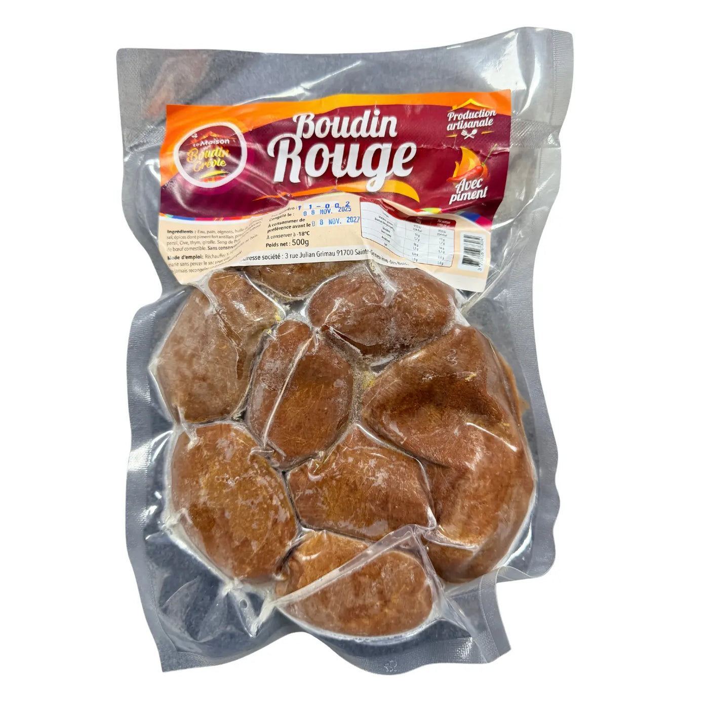 Boudin Rouge 500G H EXOTIQUE
