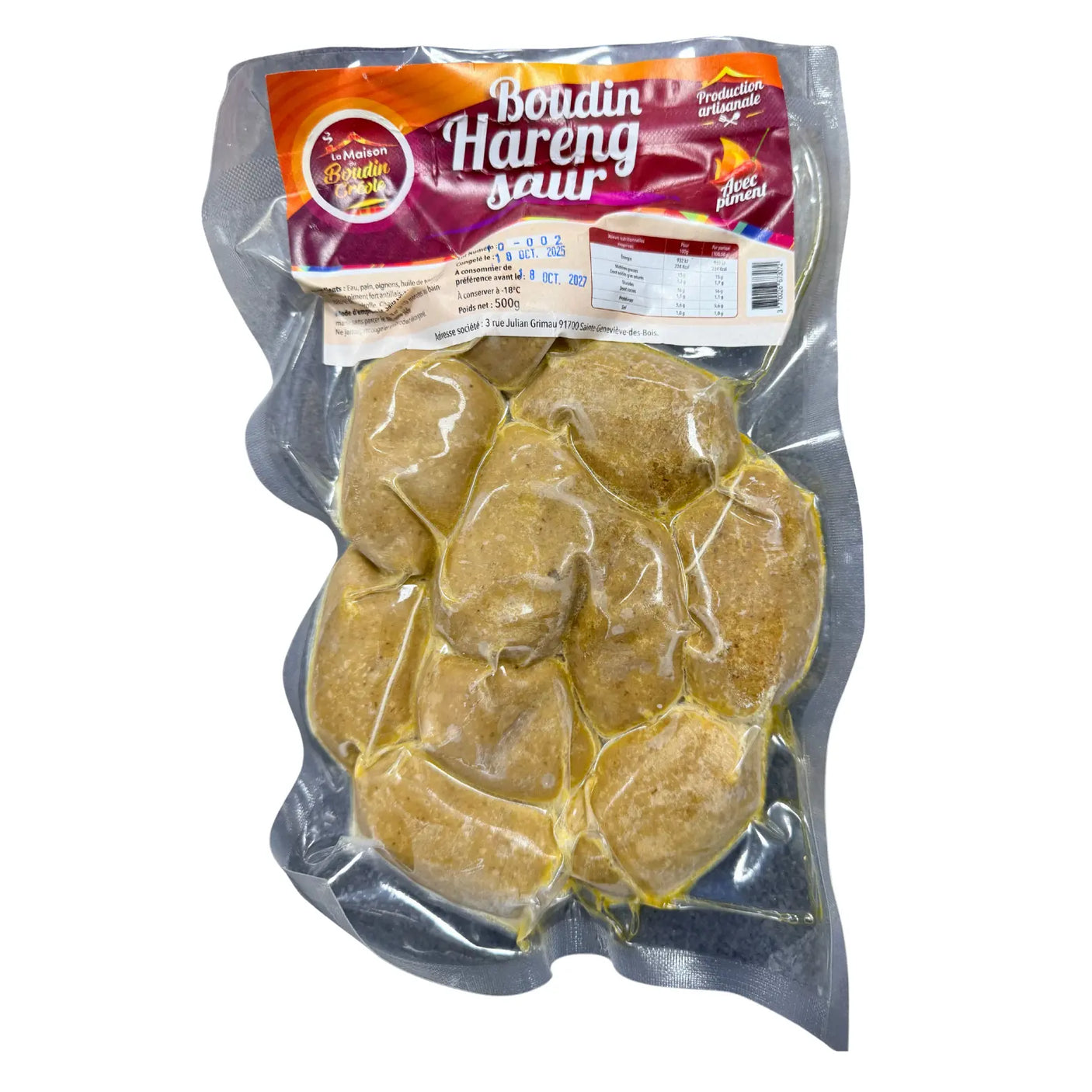 Boudin au Hareng Saur 500G H EXOTIQUE