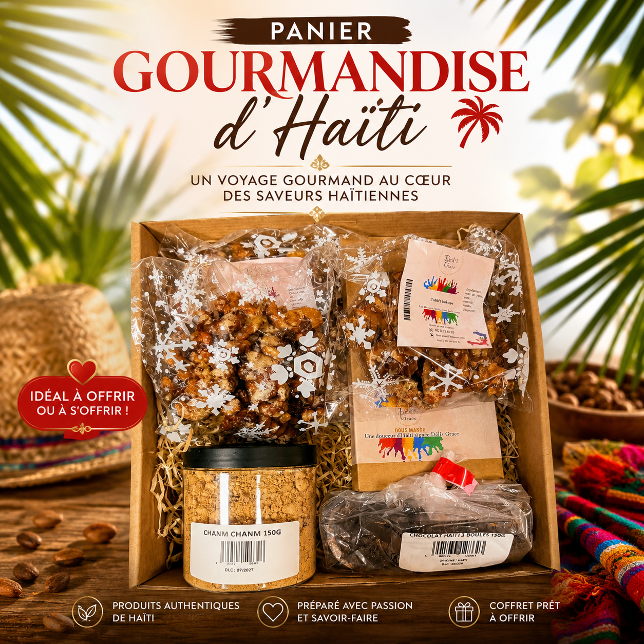 Coffret Gourmandise d'Haïti H EXOTIQUE
