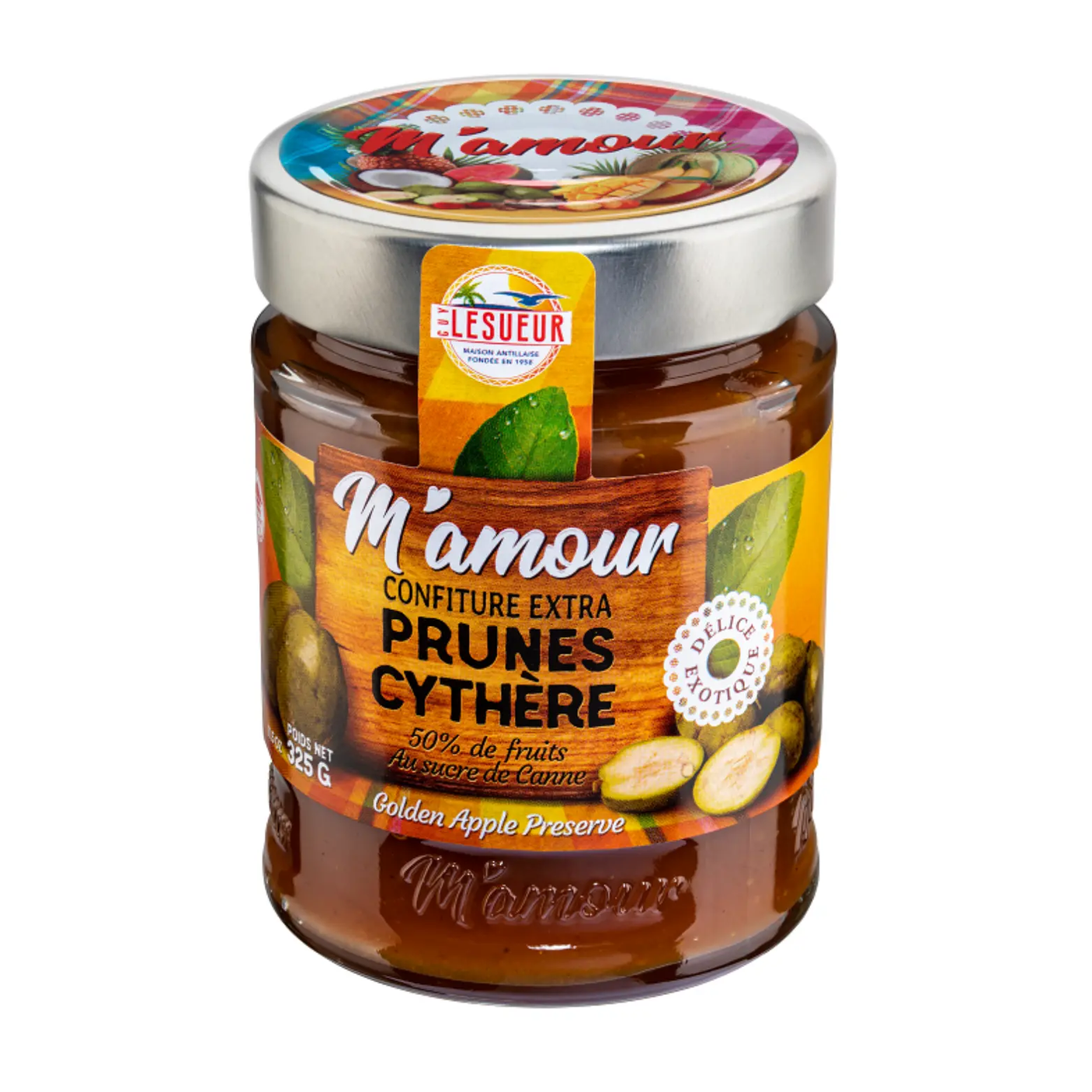 Confiture de Prune de Cythère M’Amour 325G H-exotique