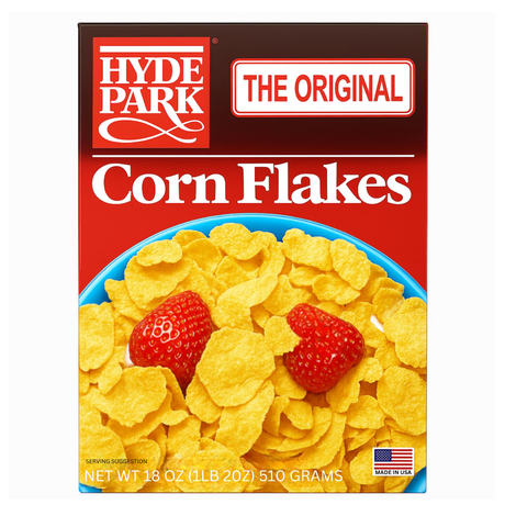 Corn Flakes Hyde Park – Boîte de 510g H-exotique