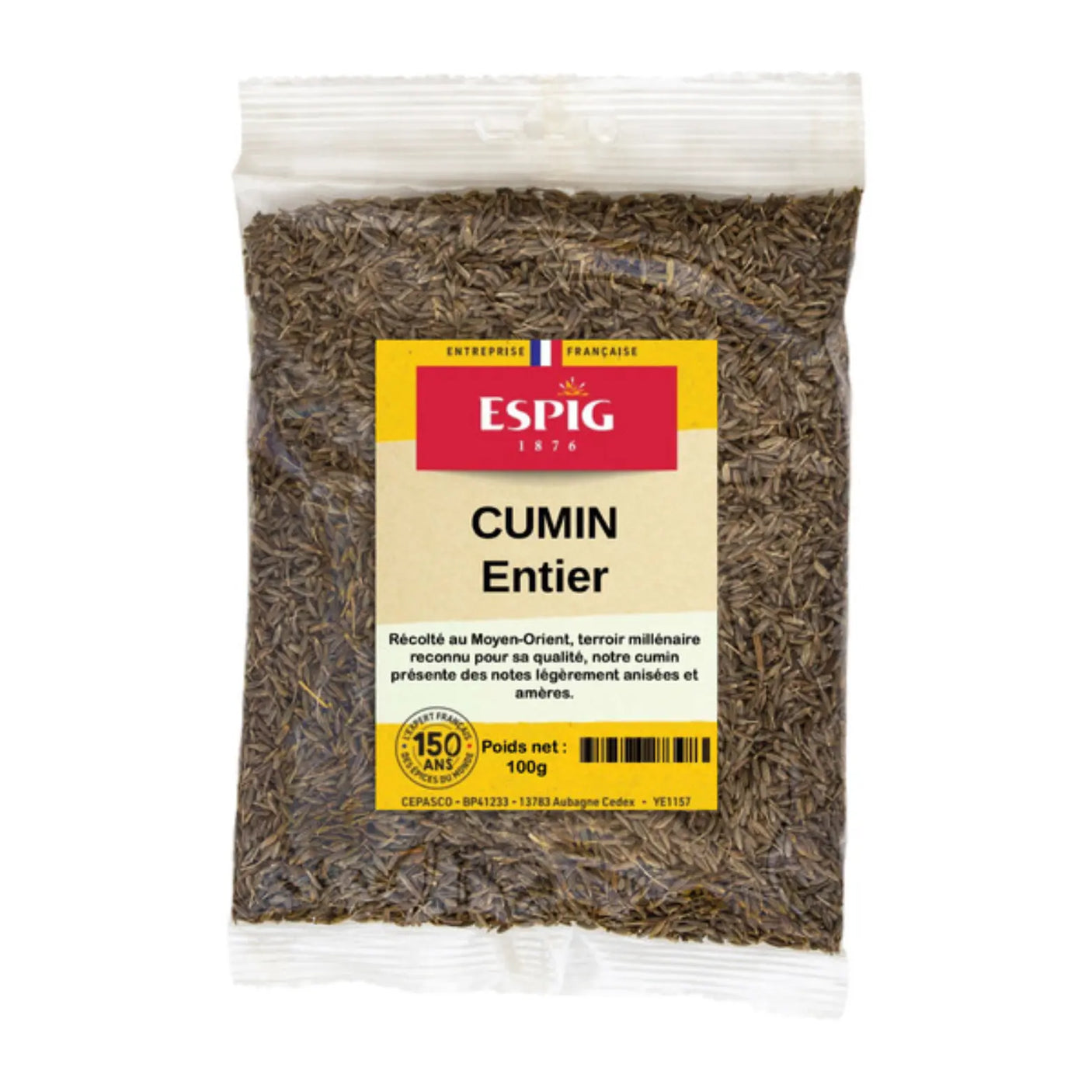 Cumin entier Espig 100G H EXOTIQUE