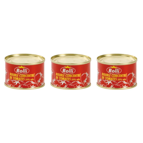 Double concentré de tomates ROLLI 3x70g H-exotique