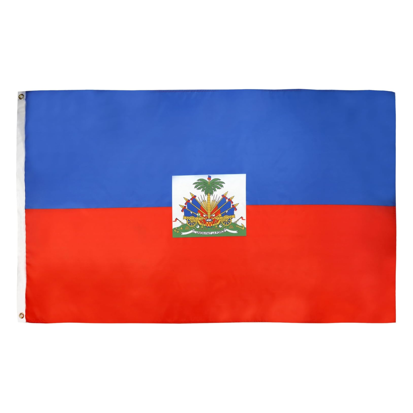 Drapeau Haïti Bleu et rouge 90x150CM H EXOTIQUE