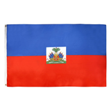 Drapeau Haïti Bleu et rouge 90x150CM H EXOTIQUE
