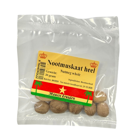 Noix de Muscade - Nootmuskaat Heel H EXOTIQUE