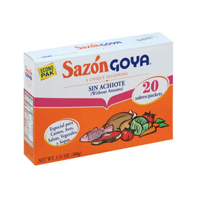 Sazón Goya Sin Achiote – X20