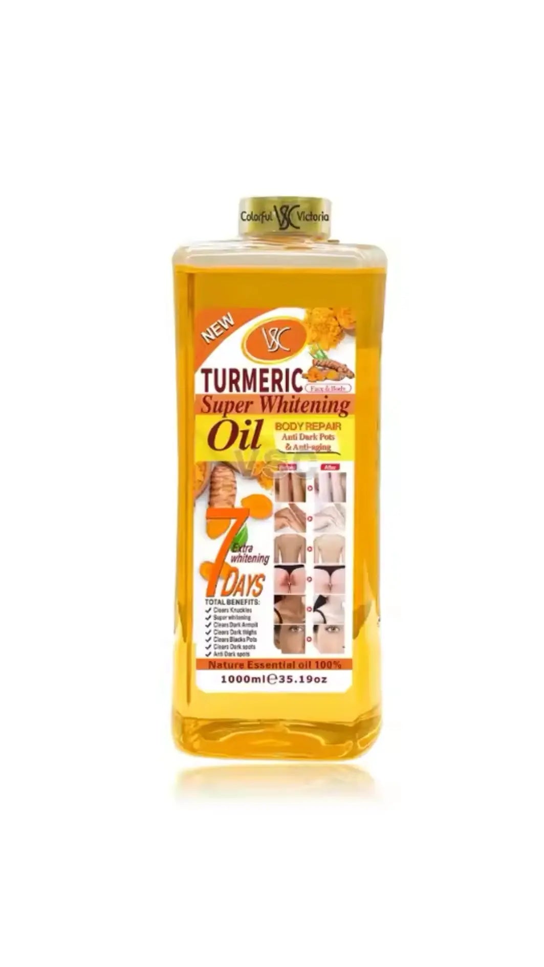 Huile de curcuma super blanchissante 1000 ml
